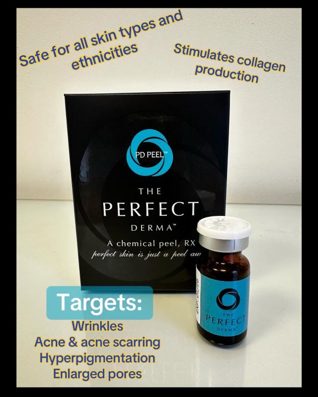 🍁November Special #1: The Perfect Derma Peel🍁

🌟 This medium depth chemical peel is safe for all skin types and ethnicities and works wonders by stimulating collagen production. It targets:

✨ Wrinkles
✨ Acne & Acne scarring
✨ Hyperpigmentation
✨ Enlarged pores

Achieve smoother, brighter, and more youthful-looking skin just in time for the holidays! Follow our story to watch @injector_morgan peel journey!

#PerfectDermaPeel #ChemicalPeel #Skincare