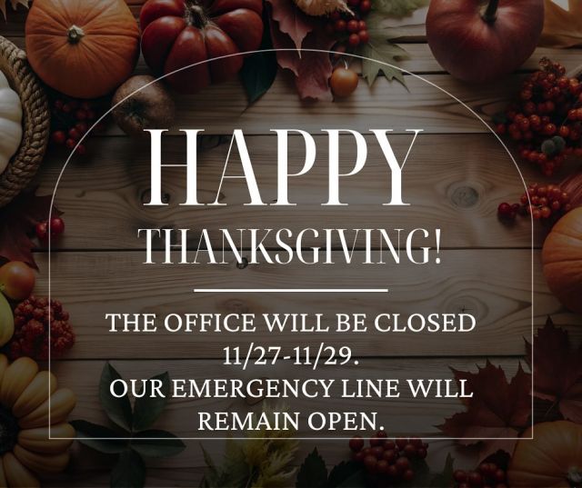 🦃Happy Thanksgiving from all of us at Dilworth Facial Plastics!

🦃This season, we’re especially grateful for you—our amazing patients who trust us with your care and confidence. It’s an honor to help you feel and look your best every day!

🦃Our office will be closed 11/27-11/29, but our emergency line will remain open. 

#ThanksgivingGratitude #ThankfulForYou #OurPatientsAreTheBest